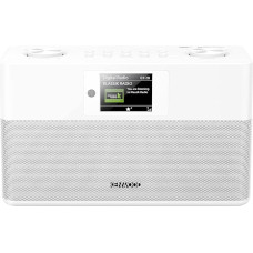 KENWOOD CR-ST80DAB Bluetooth Speaker with Stereo Radio with Dab+, Large Dimmable Colour Display with Menu Navigation, Alarm and Timer