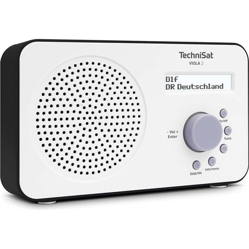 TechniSat Viola 2 Portable Internet Radio (DAB+, FM, WiFi, Headphone Jack)