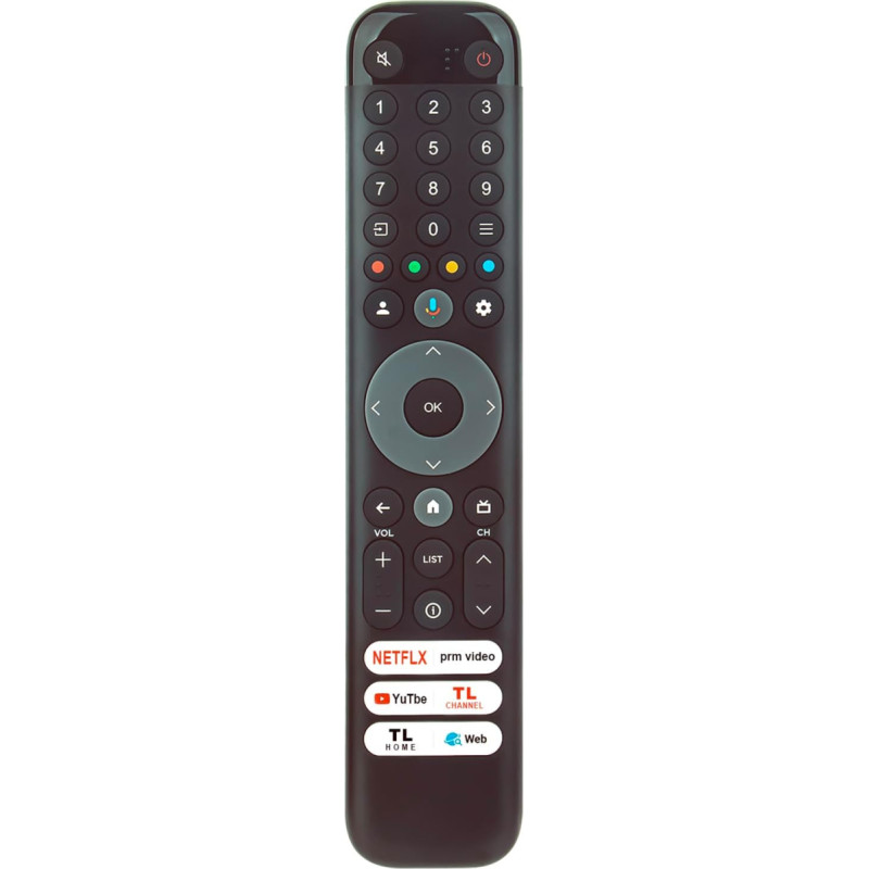 ALLIMITY RC833 GUB1 Remote Control Replacement for TCL LED LCD TV 50C643 55C745 65C64375P745 85V7A 75C641 75C845 98P745 50C805 50C745 65C745 43 C643 50C645 50QM8B 55C641 55C643 55C749 55C845