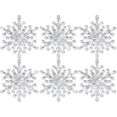 Snowflakes White Christmas Tree Decoration, Christmas Decoration Snowflakes Christmas Decoration (6)