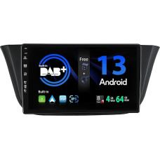 SXAUTO - Built-in DAB - Android 13 IPS Car Radio for Iveco Daily VI (2014-2021) - Built-in Carplay/Android Car - LED Camera + Mic - 4G + 64G - 360-CAM Steering Wheel Control Fast Boot WiFi - 2 DIN 9