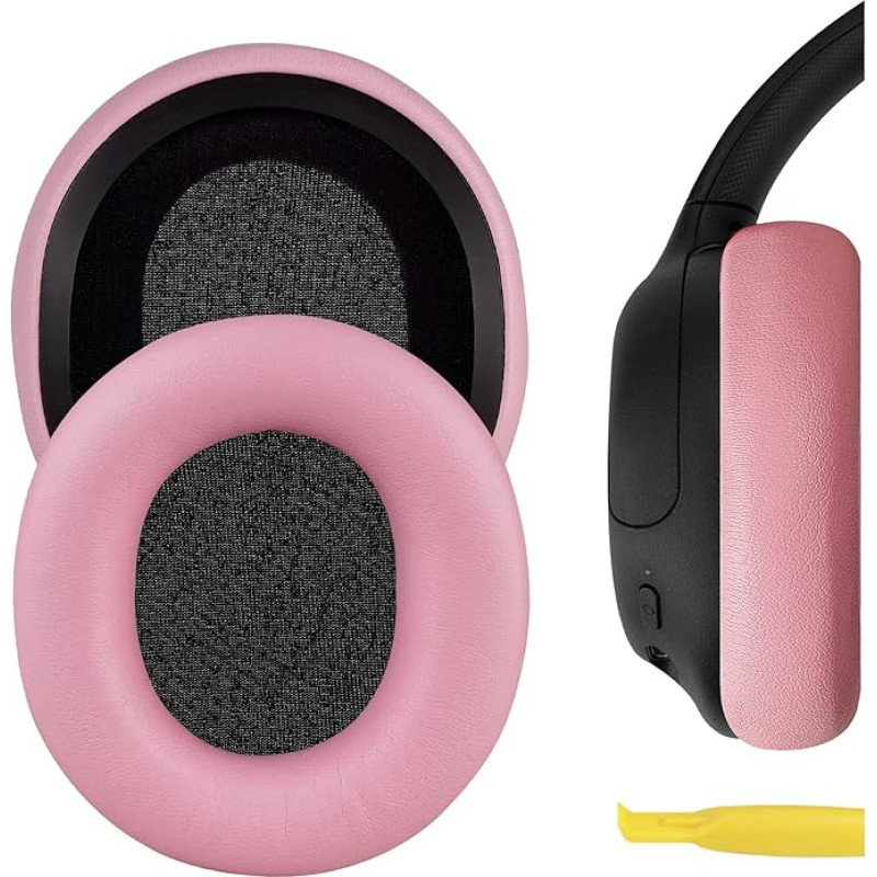 Geekria NOVA Replacement Ear Pads for Sony WH-CH700N, WH-CH710N, WH-CH720N Headphones, Ear Pads, Headset Ear Pads, Ear Pads, Earcup Cover, Repair Parts (Pink)