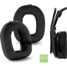 Geekria Comfort Velour Replacement Ear Pads for Astro A40 TR Headphones Ear Pads, Headset Ear Pads, Ear Cups Cover Repair Parts (Black)