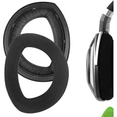 Geekria Comfort Micro Suede Ersatz Ohrpolster für Sennheiser HD700 Kopfhörer Ohrpolster Headset Ohrpolster Reparaturteile (Schwarz)