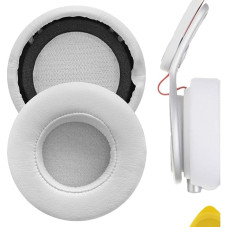 Geekria Replacement Earpads for Monster Headphones Replacement Ear Pad/Ear Cushion/Ear Cups/Ear Cover/Earpads Repair Parts (White)