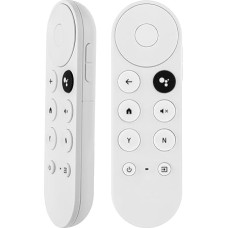 Voice Remote Control Replacement for 2020 Google TV 4K Snow, Fit for 2020 Google Chromecast 4K Snow G9N9N GA01920, with 2 Shortcut Buttons