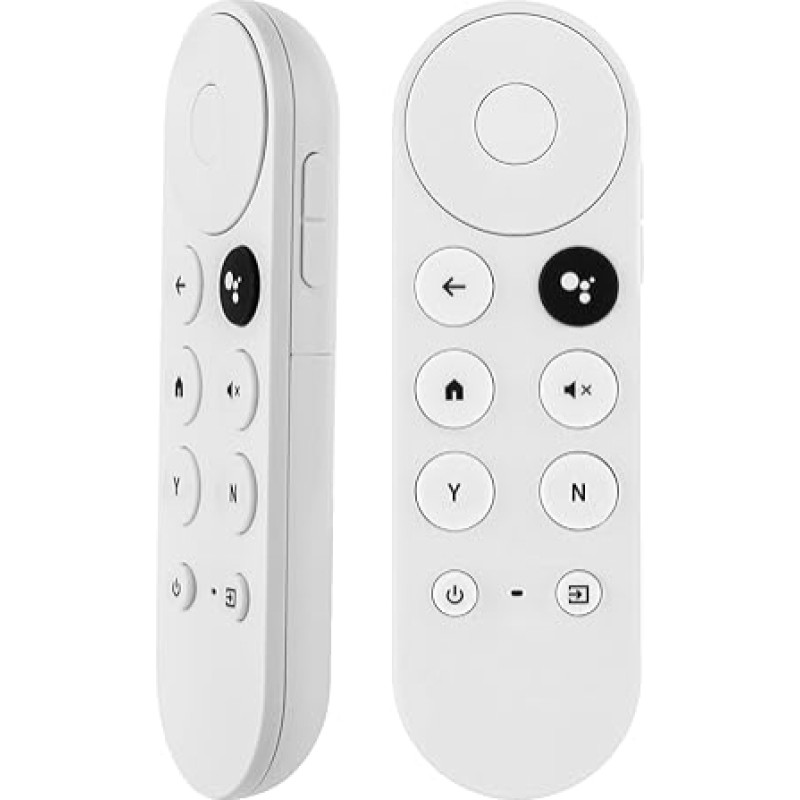 Voice Remote Control Replacement for 2020 Google TV 4K Snow, Fit for 2020 Google Chromecast 4K Snow G9N9N GA01920, with 2 Shortcut Buttons