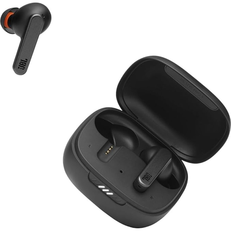 JBL Live Pro+ TWS - Wireless in-ear headphones with noise cancelling in black - Up to 28 hours of battery life - Includes Charging Box