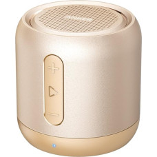 Anker Soundcore Mini Bluetooth Speaker, Compact Speaker with 15 Hours Playtime, Fantastic Sound, 20 Metre Bluetooth Range, FM Radio and Intense Bass (Gold)