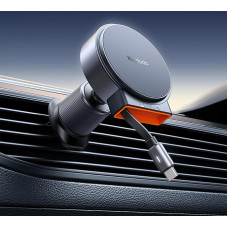 Mcdodo Car Mobile Phone Holder with Charging Function and Cable 15 W for Magsafe Car Holder Charging Function Compatible with Car Wireless Magnetic Car Mobile Phone Holder Wireless Car Charger for