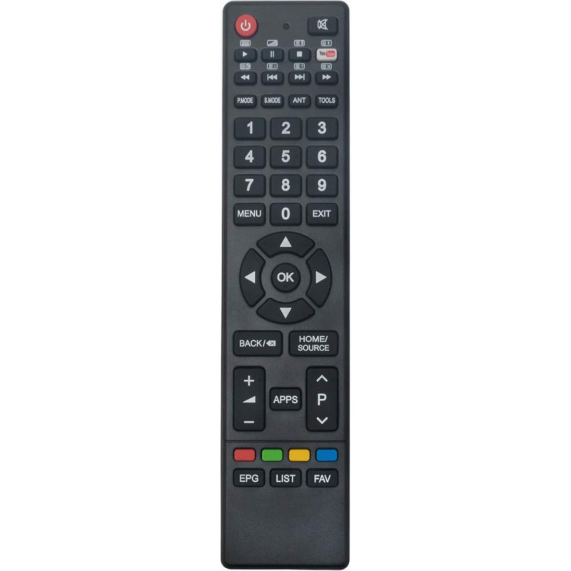 VINABTY GCBLTV64AI-D3 Remote Control Replacement for CHIQ Changhong UHD TV with YouTube GCBLTV64AID3 UHD75E7000ISX2 UHD65D6500 UHD65E6200ISX2 UHD55E6000ISX2 65E6200 0 75EE7000