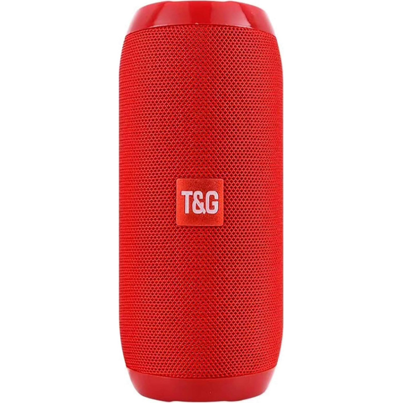 ELLENNE Bluetooth Speaker Rechargeable 10W WiFi Waterproof Radio TG117 (Red)