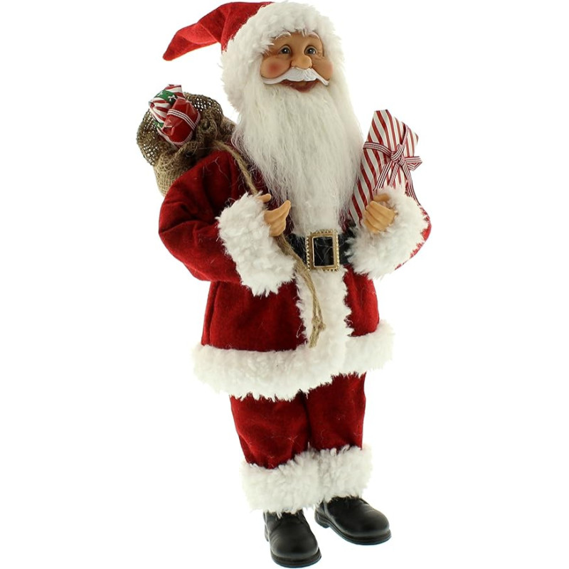 Festive Productions P008341 Traditional Father Christmas Microfibre, Multi-Colour, 25 mm Wide