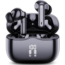 Bluetooth Kopfhörer, 2024 Kopfhörer Kabellos Bluetooth 5.3 In Ear Kopfhörer mit 4 ENC Mic, Kabellose Kopfhörer Tiefer Bass 40Std Wireless Earbuds Noise Cancelling, IP7 Wasserdicht, LED-Anzeige USB-C