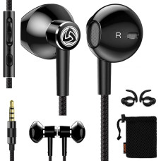 LUDOS SPECTA In-Ear Headphones with Cable and Microphone, Universal Microphone for Excellent Voice Quality, Rich Bass, Sound Dynamics, Earphones for iPhone, Xiaomi, Samsung