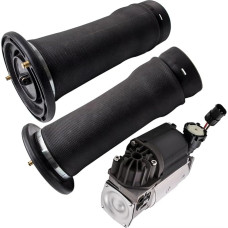 Kompatibel Mit Land Für Rover Für Discovery MK II 1998 1999 2000 2000 2001 2002 2003 2004 Luftfederung Federtasche Und Luftfederkompressor RQG100041 ANR4868 hintere Luftfedertaschen