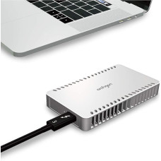 Archgon X70 240GB Silver Thunderbolt 3 Portable External PCIE SSD (up to R/W 1600/1100 MB/s) Only for Thunderbolt 3 on Mac or PC MS-7215-TB3SV240