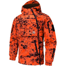 Pilnas mundur Orange Camo medžioklės striukė Medžioklė Anorak karinė striukė Taktinė striukė Tracksuit Top vyrams Windstop atsparus vandeniui