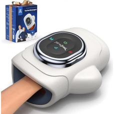 BOB AND BRAD Hand Massager with Heat and Compression, Individual Fingers, FSA HSA Eligible, Cordless & Portable Hand Massager for Arthritis and Carpal Tunnel, Pain Relief, Gift