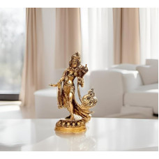 Purpledip žalvarinis stabas Tara: budizmo meditacijos dievybė, išsilaisvinimo motina (12653)