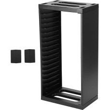 19221 CD lentyna CD laikymo stovas Dviejų sluoksnių lentynos stovas Organizatorius Universalus žaidimų diskų laikiklis Stovas Organizatorius Slim Pro