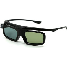 3D Glasses, 3D Active Shutter Glasses, Rechargeable Glasses, Suitable for 3D DLP-Link Projector - Pack of 1