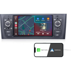 Automobilinis radijas Fiat Grande Punto 2005-2009 Linea 2007-2011 Palaiko belaidį Carplay/Android Car, valdomas vairu su jutikliniu ekranu Stereo Bluetooth FM/RDS + mikrofonas