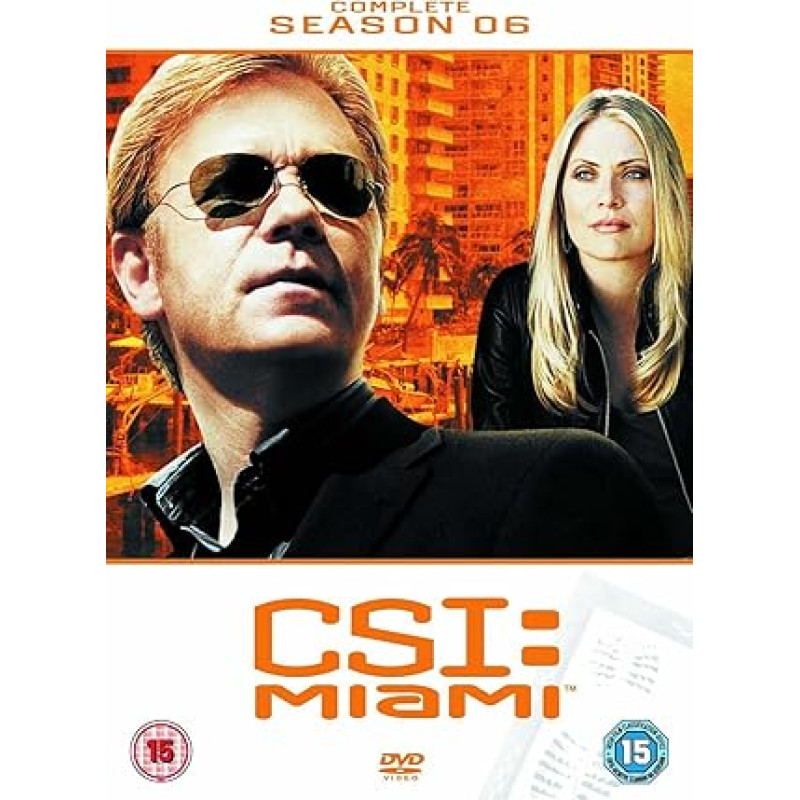 CSI: Nusikaltimo vietos tyrimas - Majamis - Visas - 6 sezonas [UK Import]