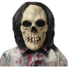 JIMACRO Helovino kaukolės kaukė, siaubo kaukės suaugusiems, kaukolės latekso kaukė Helovinui, karnavalui, vakarėliui, kostiumui, Cosplay kostiumo dekoracijoms