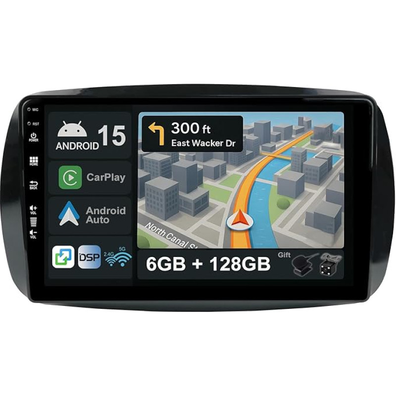 [6G + 128G] IPS 9 colių 