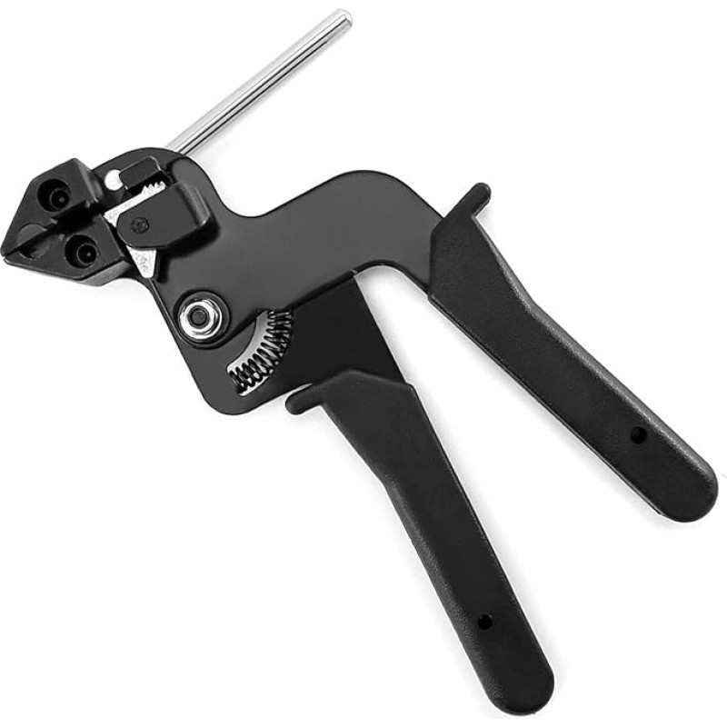 Metalinis kabelių kaklaraiščių pistoletas, nerūdijančio plieno kabelių kaklaraiščių įtempiklis, sunkiųjų kabelių kaklaraiščių tvirtinimo ir pjaustymo kabelių kaklaraiščiai, skirti nailoniniams plastikiniams plieniniams kabelių kaklaraiščiams