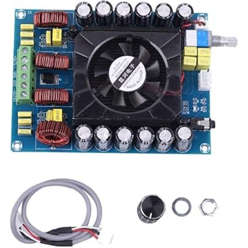 DollaTek XH-A121 skaitmeninis stiprintuvo modulis, 160W + 160W dviejų kanalų garso stiprintuvo plokštė DC 12V-24V aukštos kokybės stereofoninio garso modulis 