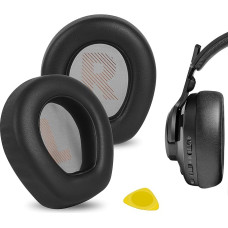 GEEKRIA QuickFit pakaitiniai ausinių įdėklai JBL Quantum 200, Quantum 300 ausinėms, ausinių įdėklai, ausinių ausinių įdėklai, ausinių kaušelių, remonto dalys (juodos spalvos) (EJZ359-01)