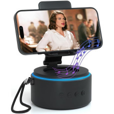 Wireless Bluetooth Speaker with Phone Stand, Portable Indoor Outdoor Desk Speaker Compatible with iPhone/iPad/Samsung Galaxy, Anniversary Birthday Gift for
