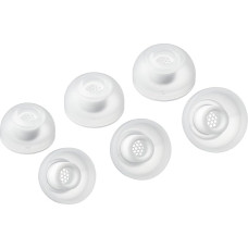 AZLA SednaEarfit MAX TWS 6 White - ausų kištukai belaidėms ausinėms - keičiami antgaliai su triukšmo slopinimo funkcija - ausinės suderinamos su 