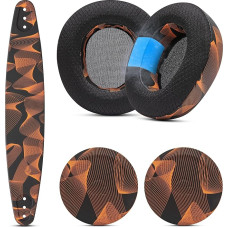 WC Mod Kit Nova Pro Wireless - Cooling Gel Ear Pads, Silicone Headband and Magnetic Plates for SteelSeries Arctis Nova Pro Wireless by Wicked Cushions | Kinetic Wave