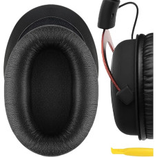 Geekria Earpad Replacement for HyperX Cloud II Gaming Headset Ear Pad/Ear Cushion/Ear Cups/Ear Cover/Earpads Repair Parts (Black PU)