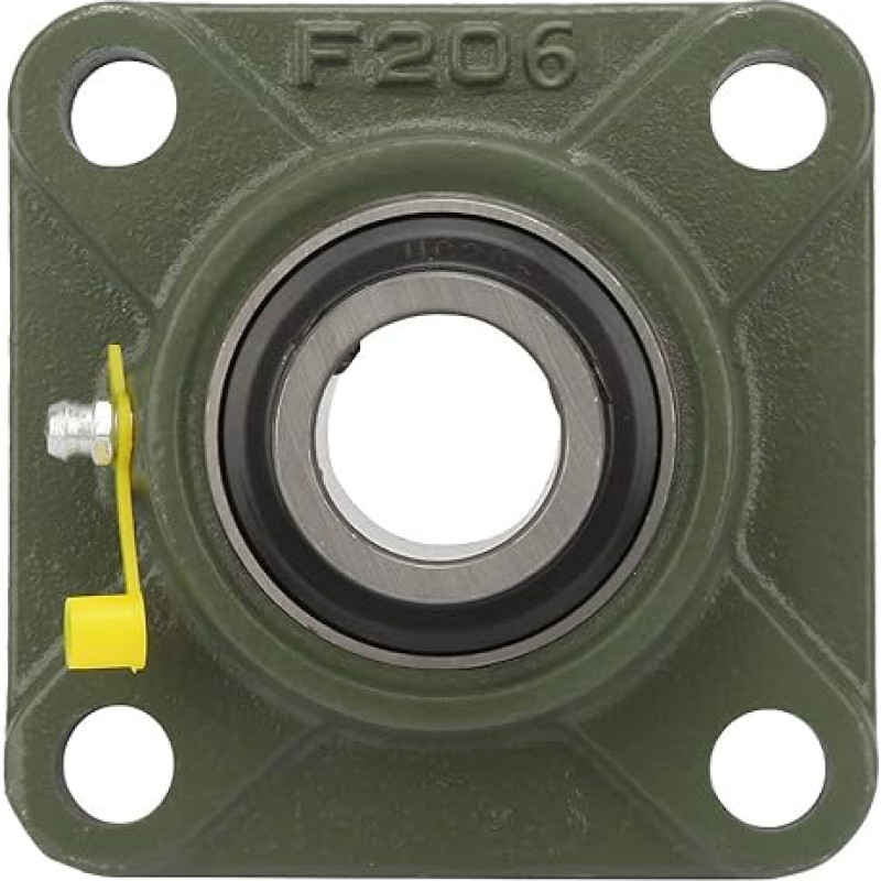 KUGELLAGER, QUADRATISCH MONTIERTES EINSATZLAGER FÜR TEXTILMASCHINEN, UCF206-KERAMIKMASCHINEN ((UCF206))