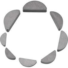 Woodruff Keys, 168 Pieces, 17 Sizes, Carbon Steel, Semicircle Binding Keys, Moon Gear Drive, Flywheel, Crank Fasteners for Mechanical Industry