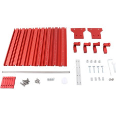 Aliuminio lydinio lygiagrečių kreipiamųjų bėgių sistema diskiniam pjūklui 90 laipsnių universalus kreipiamųjų bėgių jungties rinkinys