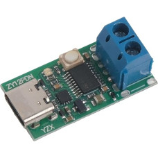 Zilimontt USB-C PD 3.0 Schnelllade-Trigger-Detektor-Modul mit Spannungsabfrage für Stromversorgungstests und DIY-Anwendungen, kompatibel mit der ZY12PDN-Serie (ZY12PDN-Terminal)
