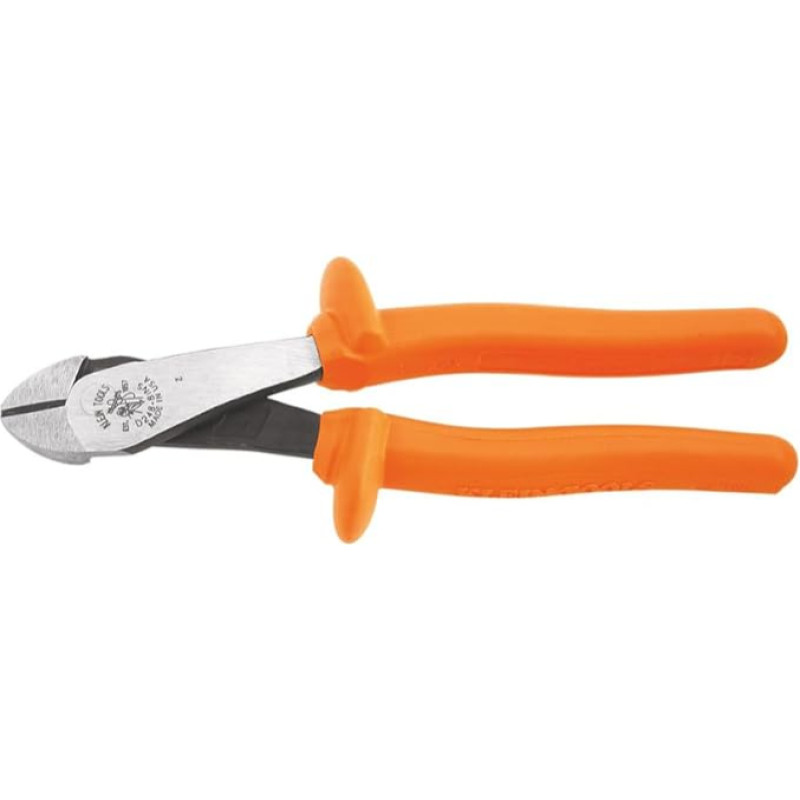 Klein Tools D248-8-INS Izoliuotos didelio sverto kampinės galvutės įstrižinės pjovimo replės