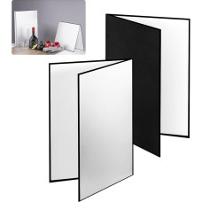 Selens Reflector Cardboard 3-in-1, Photography Food Background Reflector Cardboard 29.7 x 42 cm A3 Folding Light Diffuser Board Pack of 2 for Photo Food Product Photographer Shooting