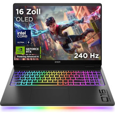HP Omen MAX Gaming Laptop | 16 Inch UWVA 2.5K OLED Display 240Hz | Intel Ultra 9-275HX (24C) | NVIDIA GeForce RTX 5090 24GB VRAM | 64GB DDR5 RAM | 2TB SSD | Windows 11 | QWERTZ | Aluminium Shadow