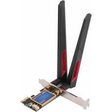1200 Mbps PCIe WLAN kortelė su dviem 10 DBi antenomis, 4.0, skirta Win 7 8 10