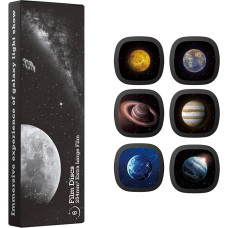 Ainael Galaxy Projector Disc - Ultra HD Projection Screen Compatible with Ainael Galaxy Projector and SKE-TKQ01 & BL-DQY02 (Pro Version), Set of 6 (Solar System)