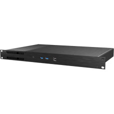 AKASA Galileo TU3 Plus plonas mini-ITX 1U korpusas OEM - juodas