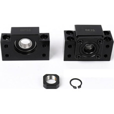 RBYRLDSTY BKBF10/BKBF12/BKBF15/BKBF17BK20BF20/BKBF25/BKBF30/BKBF35 Schraube Unterstützung Halterung Feste Linear Lager for Ball Schraube SFU(BK17)