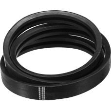 sourcing map 2/B92 Klassischer gewickelter Keilriemen, 95 Zoll Außenumfang umwickelt, industrieller Gummi-Keilriemen B-Profil-Keilriemen für Industriemaschinenausrüstung, Schwarz