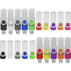 Pakuotė 20 8 GB USB 2.0 atminties kortelių 